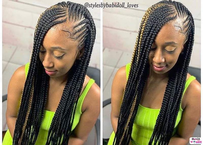 Latest Braids Hairstyle For Ladies 2021 Beautiful Braids 023