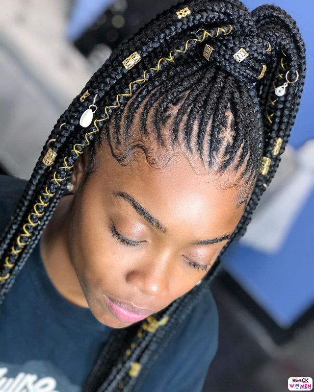 Latest Braids Hairstyle For Ladies 2021 Beautiful Braids 030