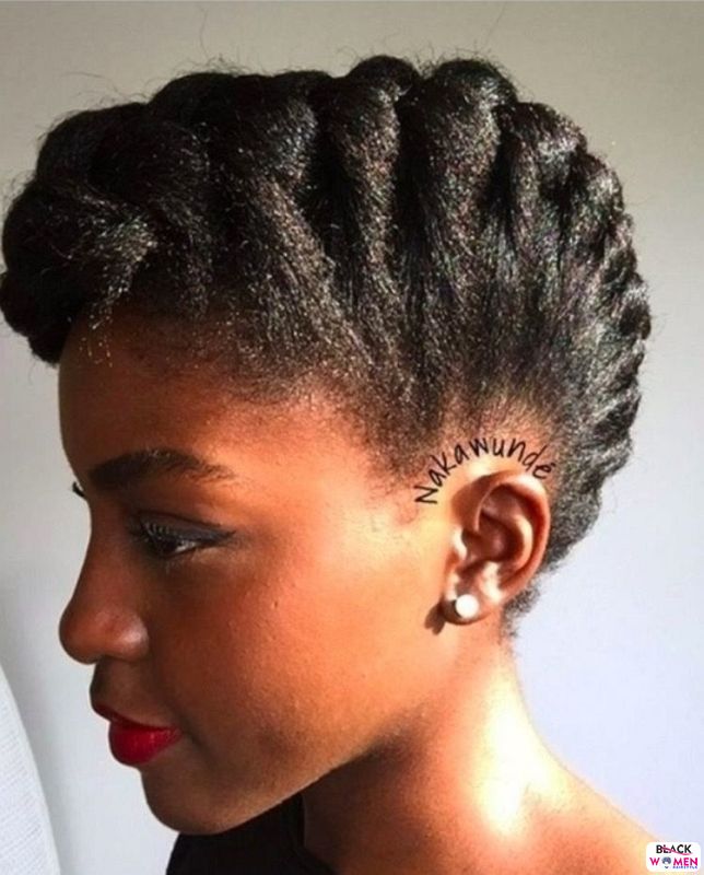 Natural hair updos 010