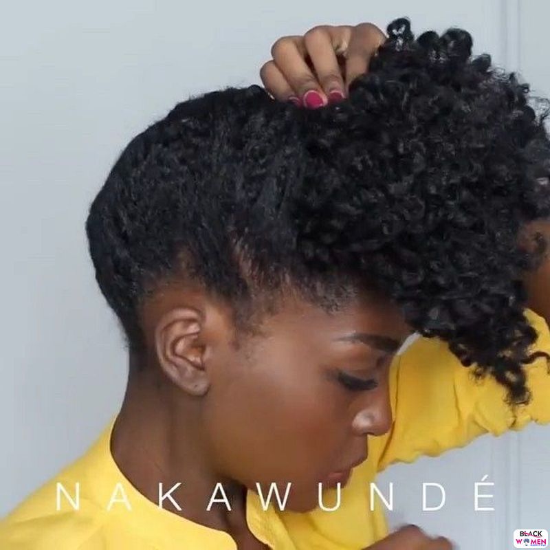 Natural hair updos 013