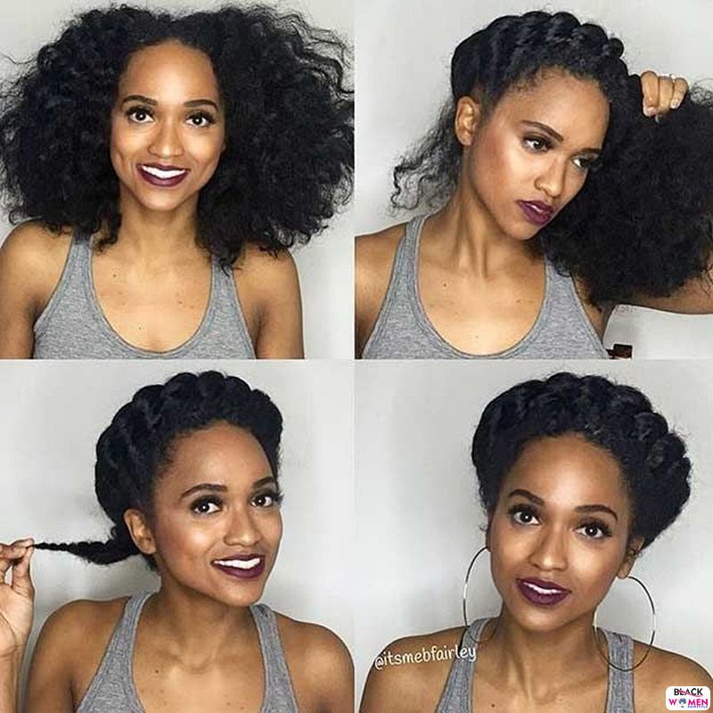 Natural hair updos 021