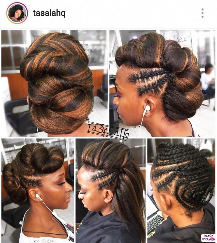 Natural hair updos 023