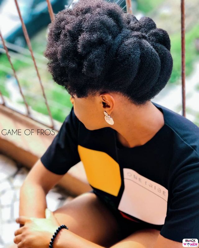 Natural hair updos 030