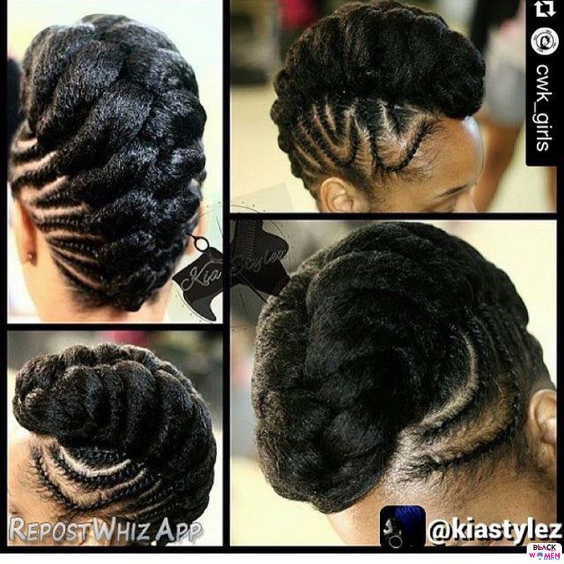 Natural hair updos 032