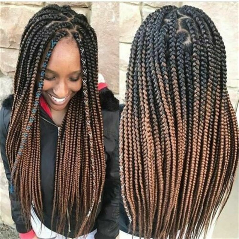 1 adet Ombre sentetik rg Dreads Dreadlocks sa ekleme y ksek s cakl k elyaf t