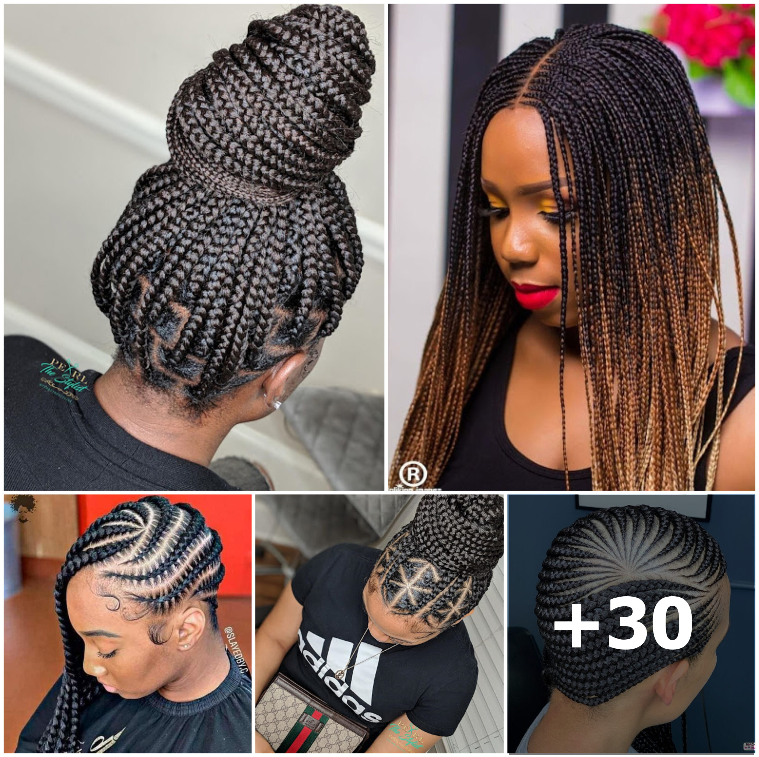 30 PHOTOS: Trendy Cornrow Hairstyles For Ladies