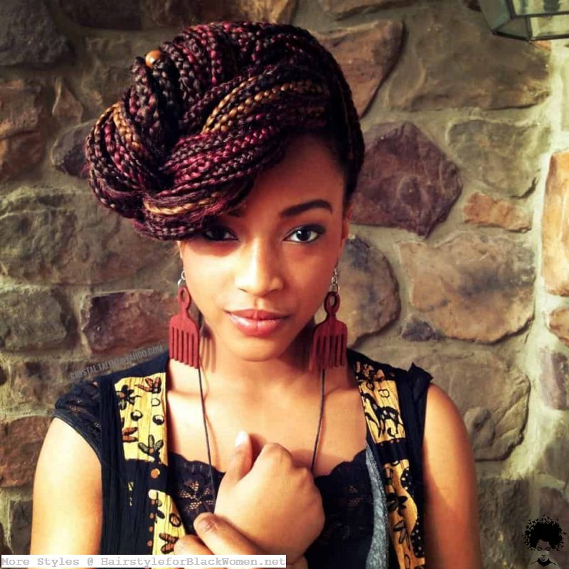 119 Splendid Amazing African Braids Hairstyle Pictures to Inspire You 035