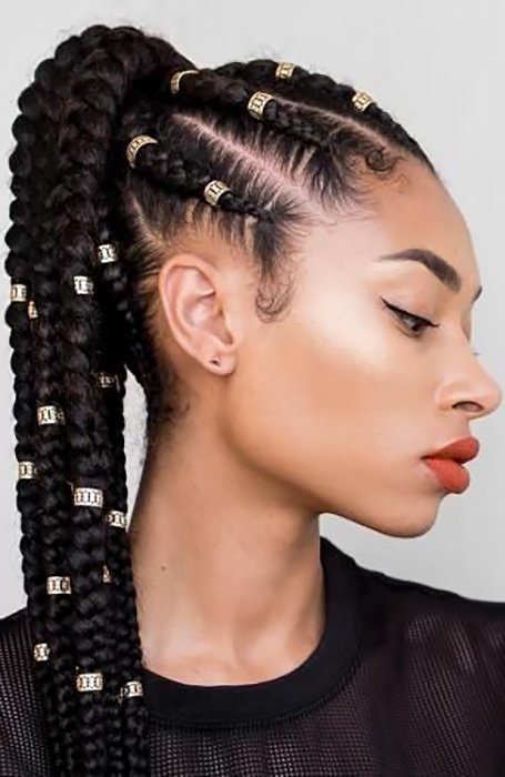 15 Updo Cornrow Hairstyle