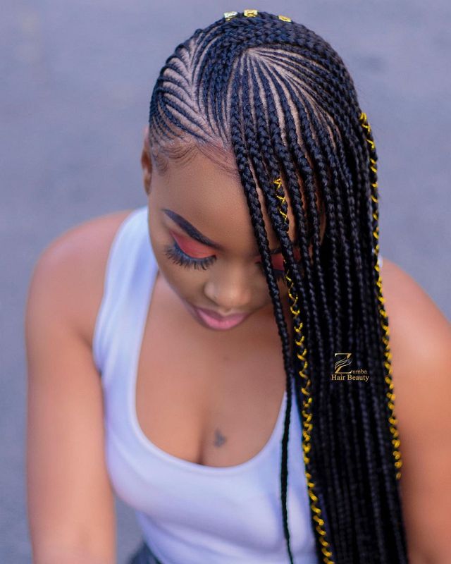 35 Ghana Braids Styles – A Must See For Trendy Ladies 010