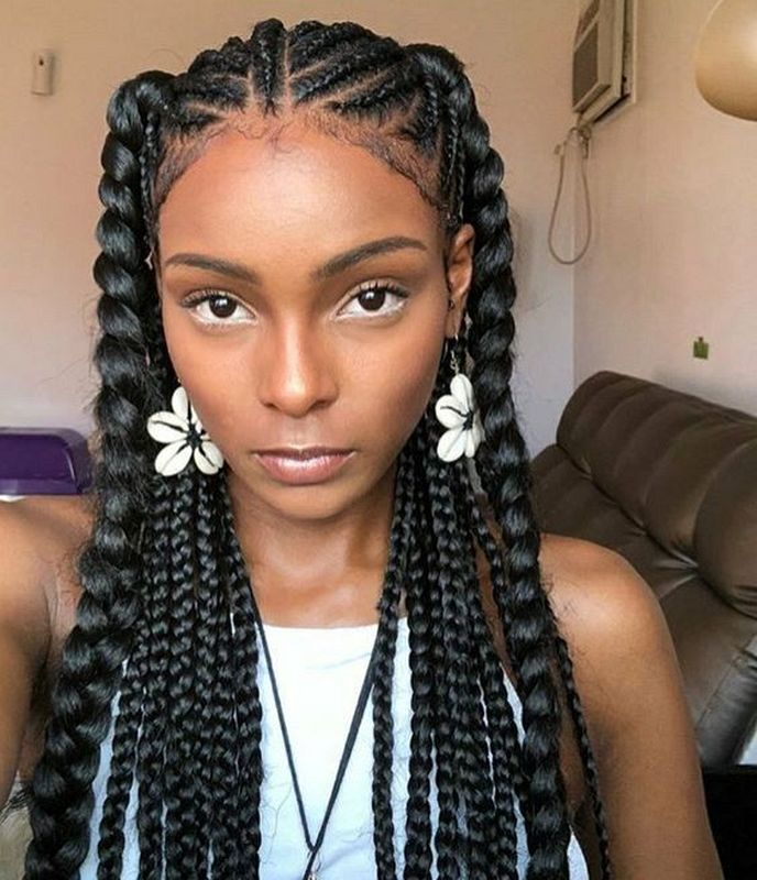 35 Ghana Braids Styles – A Must See For Trendy Ladies 023