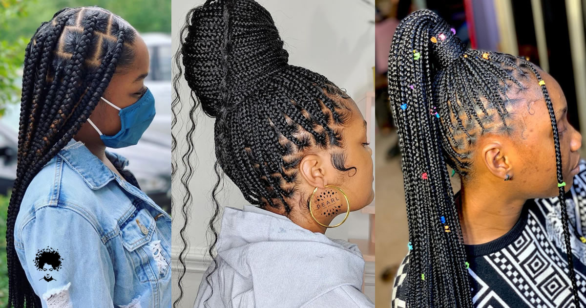 50 Beautiful Box Braids People Loved Through 2021