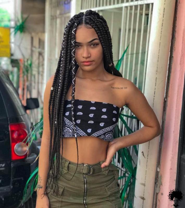 58 Cool Medium Box Braids Style Ideas Trending Now 006