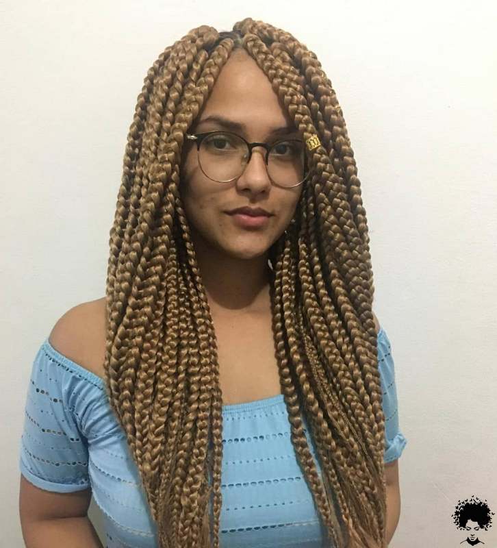 58 Cool Medium Box Braids Style Ideas Trending Now 012