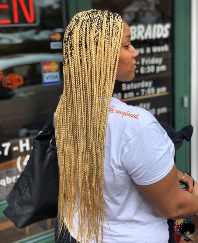 58 Cool Medium Box Braids Style Ideas Trending Now 015