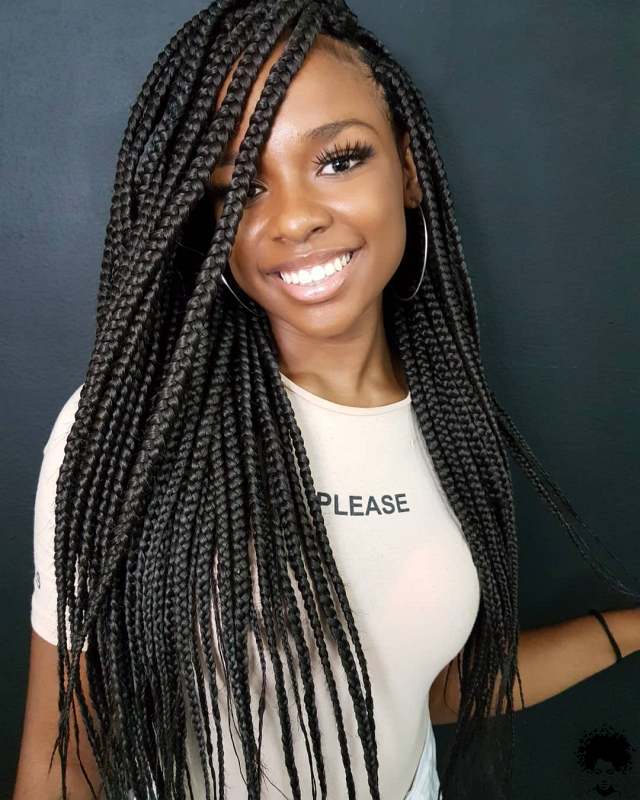 58 Cool Medium Box Braids Style Ideas Trending Now 016