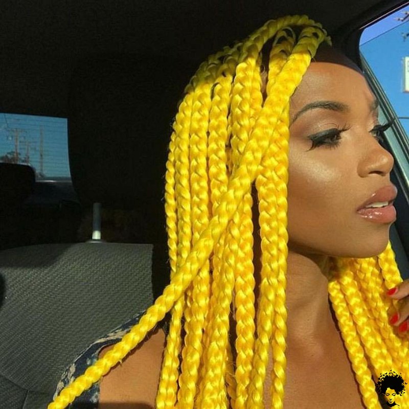 58 Cool Medium Box Braids Style Ideas Trending Now 017