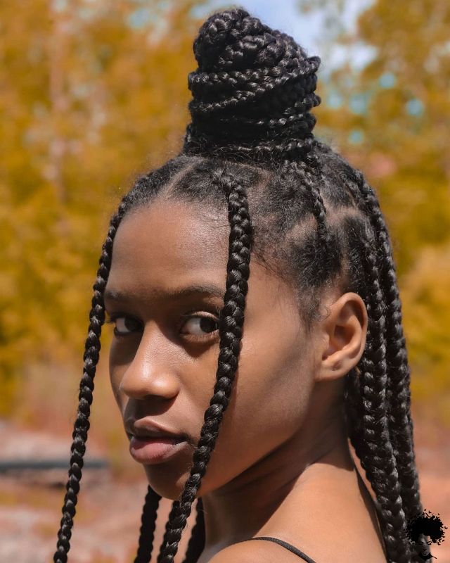 58 Cool Medium Box Braids Style Ideas Trending Now 020