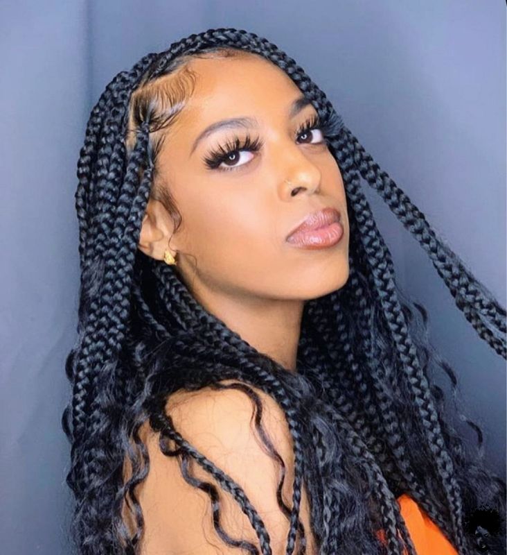 58 Cool Medium Box Braids Style Ideas Trending Now 030