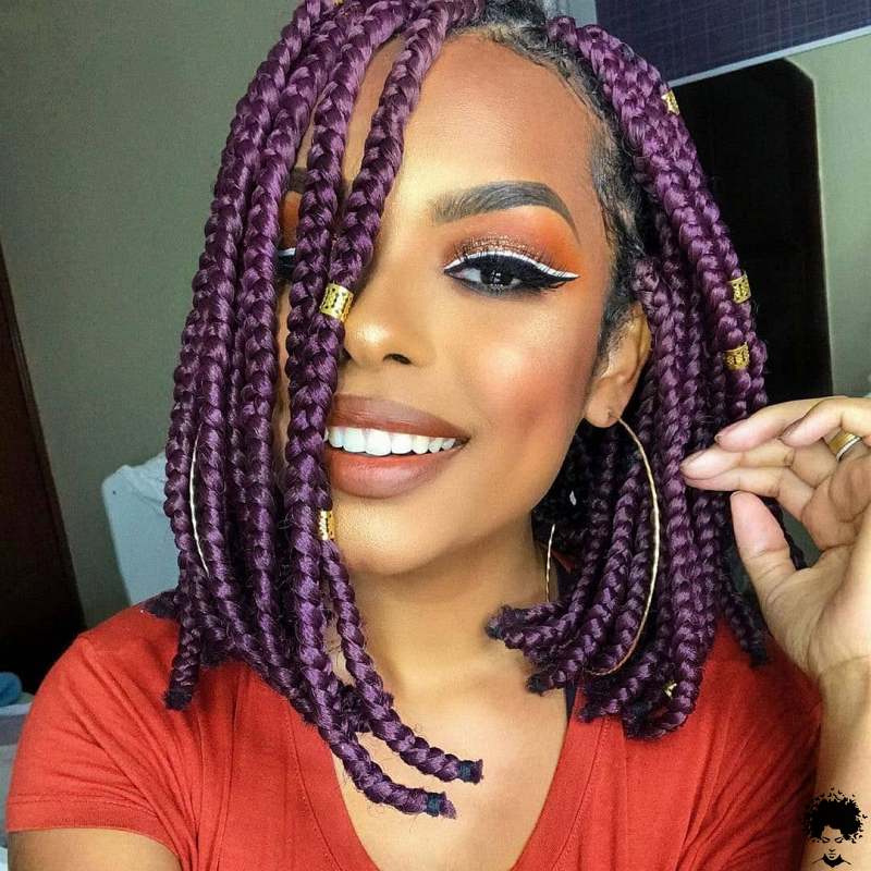 58 Cool Medium Box Braids Style Ideas Trending Now 033