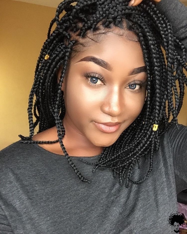 58 Cool Medium Box Braids Style Ideas Trending Now 036