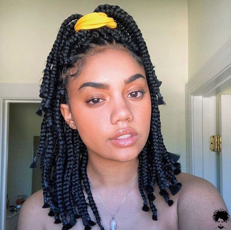 58 Cool Medium Box Braids Style Ideas Trending Now 039