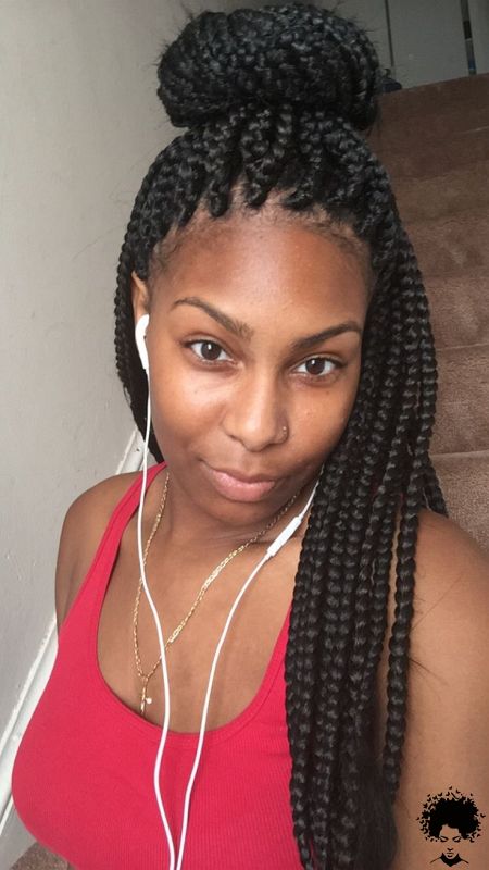 58 Cool Medium Box Braids Style Ideas Trending Now 044