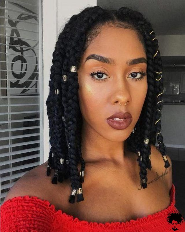 58 Cool Medium Box Braids Style Ideas Trending Now 046