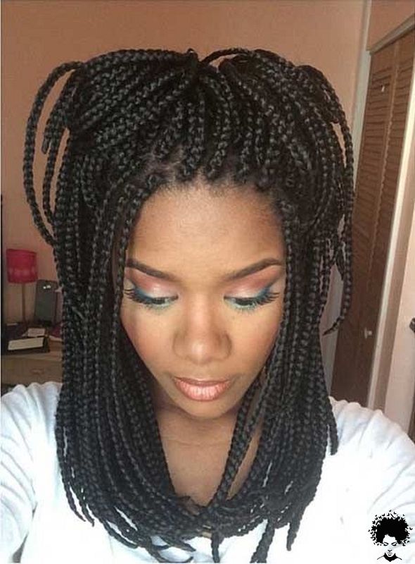 58 Cool Medium Box Braids Style Ideas Trending Now 048