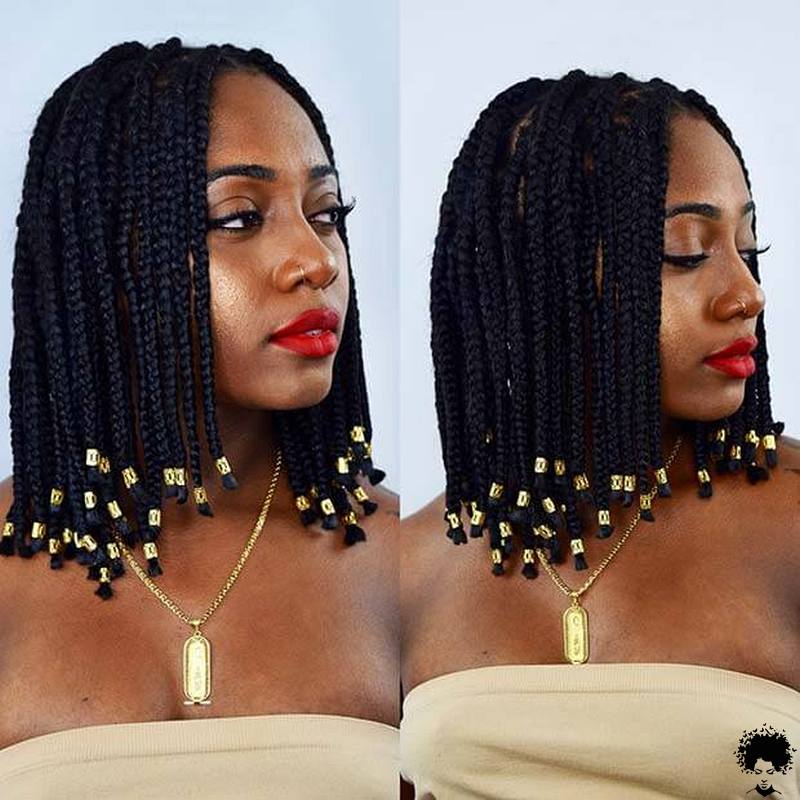 58 Cool Medium Box Braids Style Ideas Trending Now 051