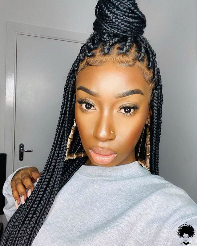 58 Cool Medium Box Braids Style Ideas Trending Now 055