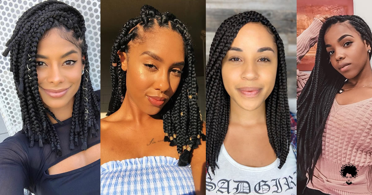 57 Cool Medium Box Braids Style Ideas Trending Now