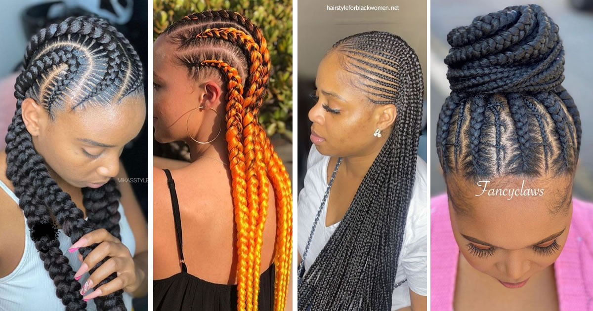 82 Photos: Beautiful Cornrow All-Back Styles For 2022