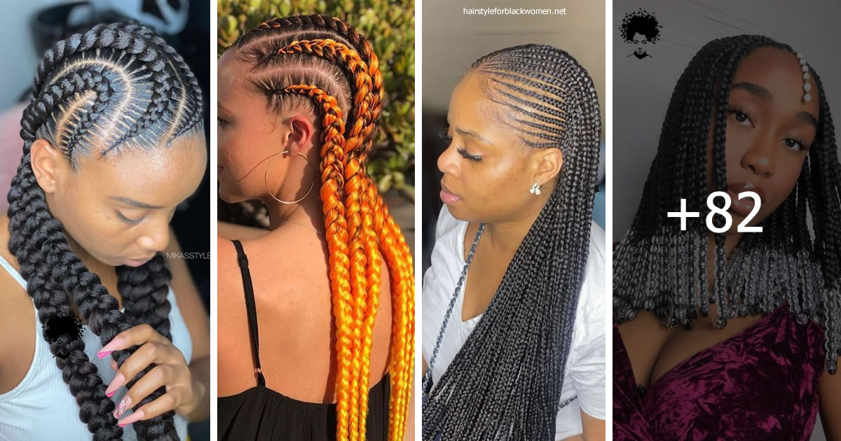 82 Photos: Beautiful Cornrow All-Back Styles For 2022