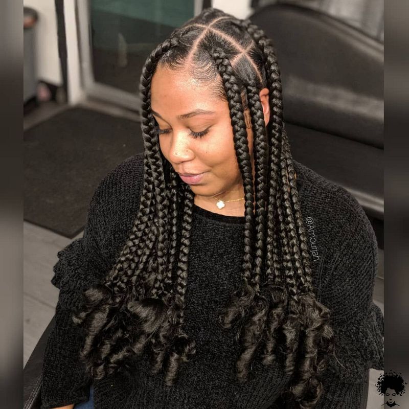 Big Box Braids pinterest