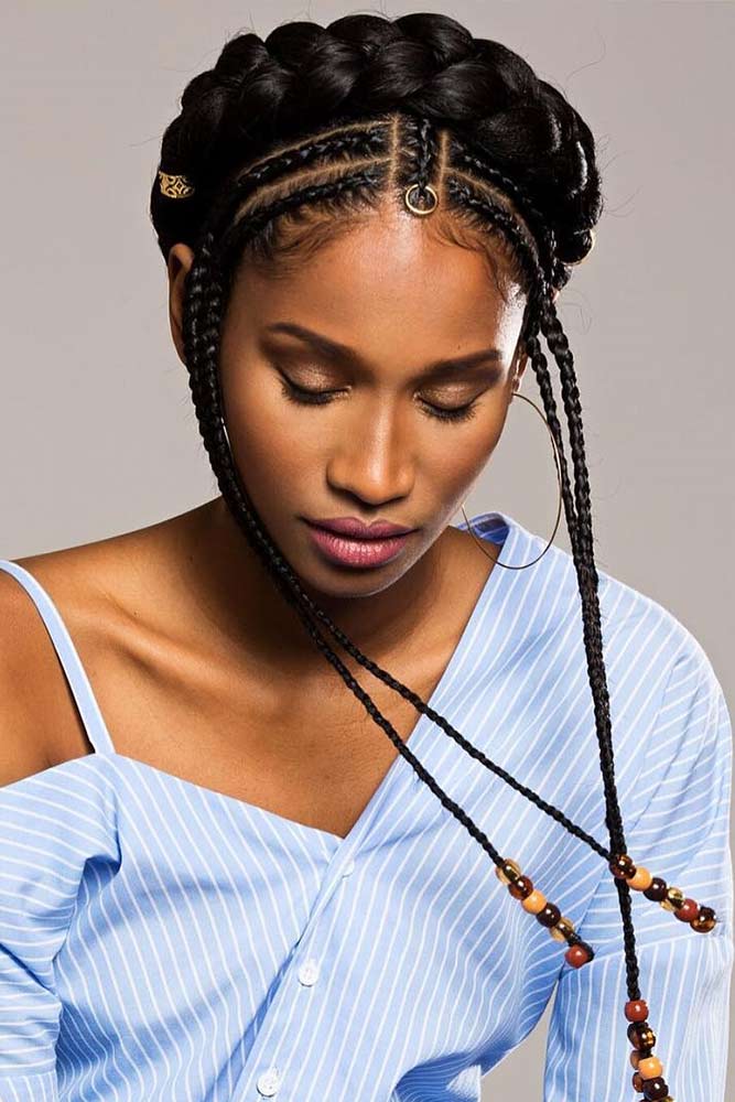 cornrow braids ideas long black halo