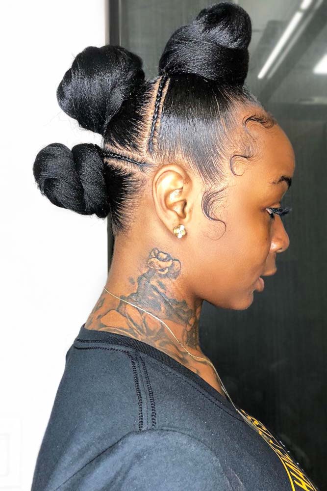 cornrow braids ideas triple knots