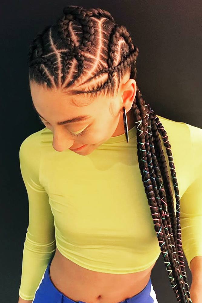 cornrow braids ideas x marks