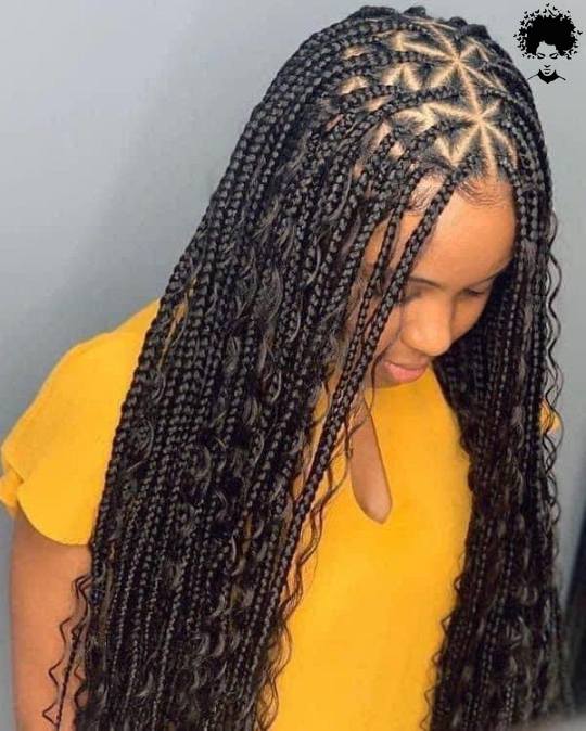 104 Box Braided Hairstyles That Everyone Will Admire 003