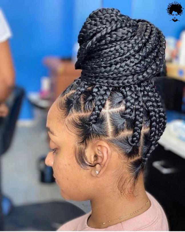 104 Box Braided Hairstyles That Everyone Will Admire 006