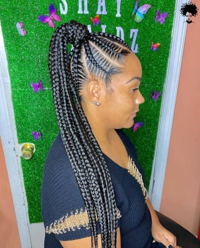 104 Box Braided Hairstyles That Everyone Will Admire 012