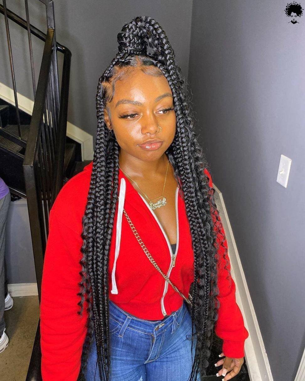 104 Box Braided Hairstyles That Everyone Will Admire 013