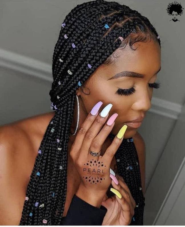 104 Box Braided Hairstyles That Everyone Will Admire 018