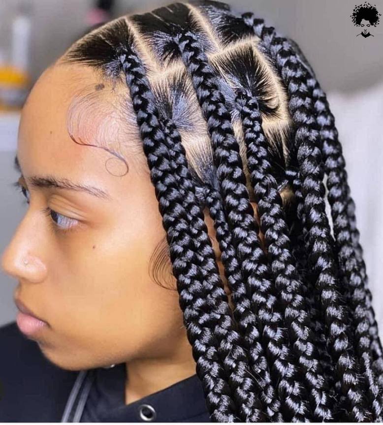 104 Box Braided Hairstyles That Everyone Will Admire 020