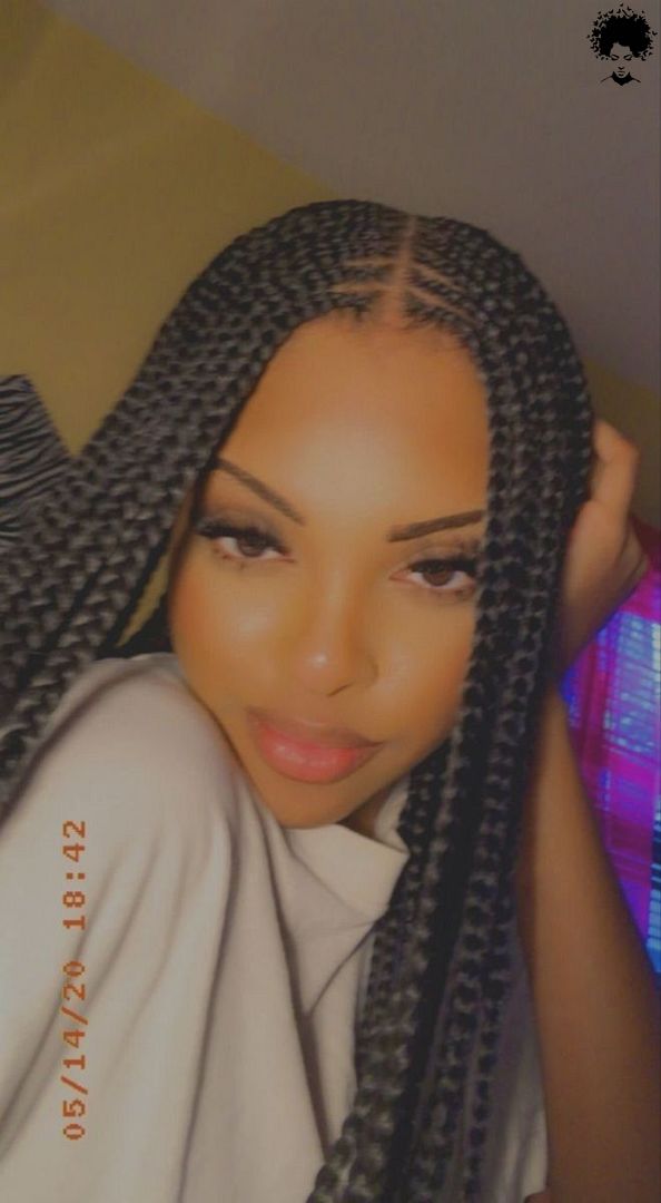 104 Box Braided Hairstyles That Everyone Will Admire 029