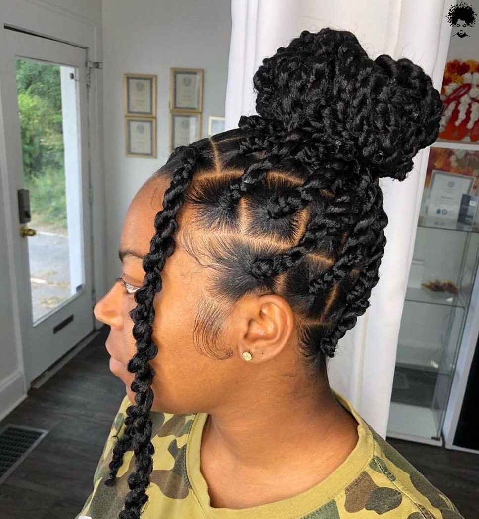 104 Box Braided Hairstyles That Everyone Will Admire 030