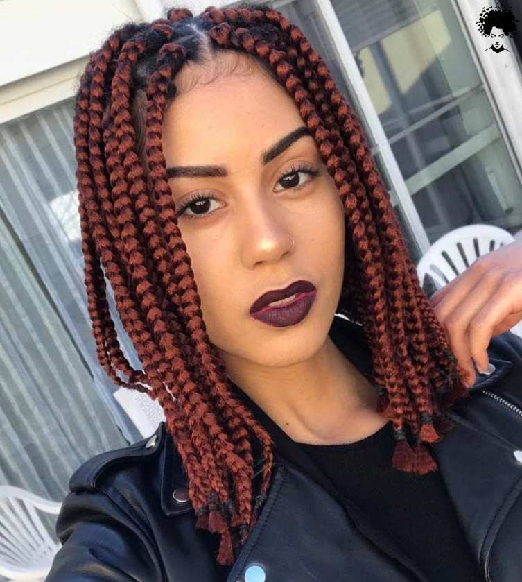 104 Box Braided Hairstyles That Everyone Will Admire 033