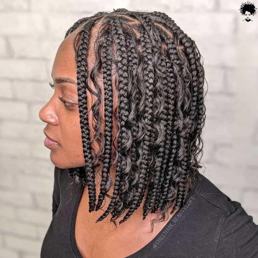 104 Box Braided Hairstyles That Everyone Will Admire 037