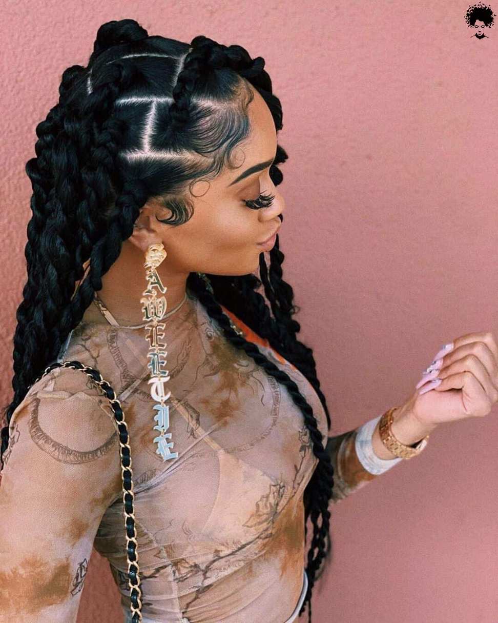 104 Box Braided Hairstyles That Everyone Will Admire 043