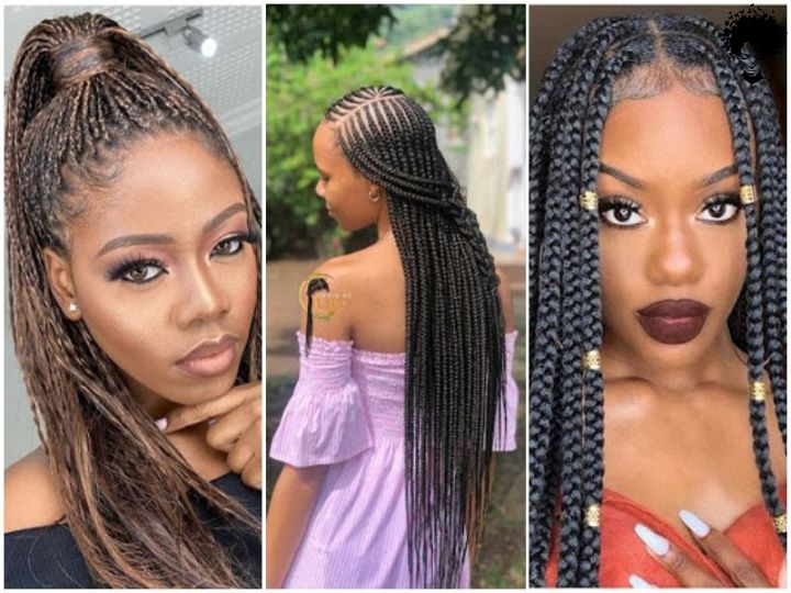 104 Box Braided Hairstyles That Everyone Will Admire 046