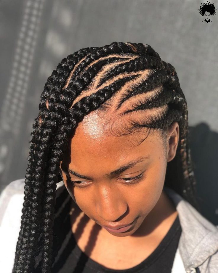 104 Box Braided Hairstyles That Everyone Will Admire 058